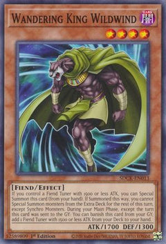 Wandering King Wildwind (SDCK-EN013) - Structure Deck: The Crimson King 1st Edition-1