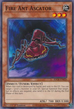 Fire Ant Ascator (SDCK-EN020) - Structure Deck: The Crimson King 1st Edition-1