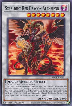Scarlight Red Dragon Archfiend (SDCK-EN041) - Structure Deck: The Crimson King 1st Edition-1