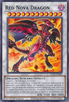 Red Nova Dragon (SDCK-EN046) - Structure Deck: The Crimson King 1st Edition-1