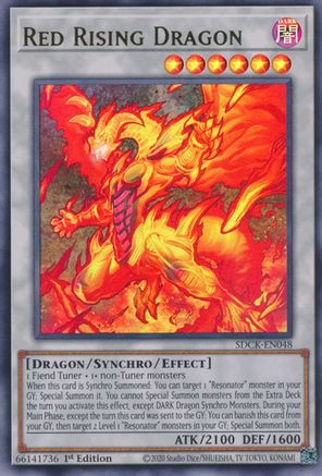 Red Rising Dragon (SDCK-EN048) - Structure Deck: The Crimson King 1st Edition-1