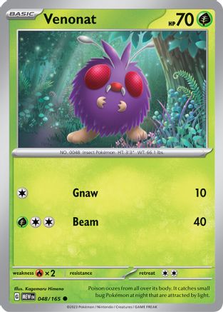 Venonat 48 - SV Scarlet & Violet 151-1