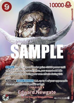 Edward.Newgate (SP) (OP02-004) - Kingdoms of Intrigue Foil-1