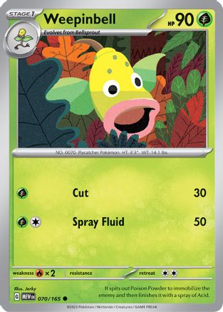 Weepinbell 70 - SV Scarlet & Violet 151-1