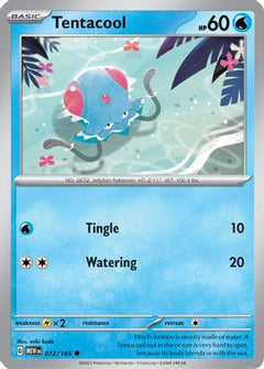 Tentacool 72 - SV Scarlet & Violet 151-1