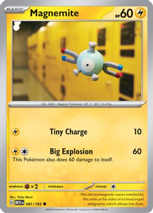 Magnemite 81 - SV Scarlet & Violet 151 Reverse Holofoil-1