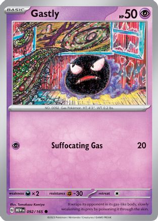 Gastly 92 - SV Scarlet & Violet 151-1