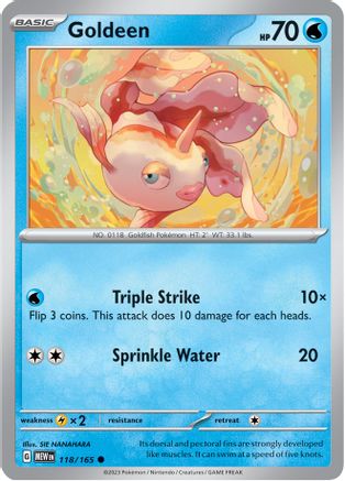 Goldeen 118 - SV Scarlet & Violet 151-1