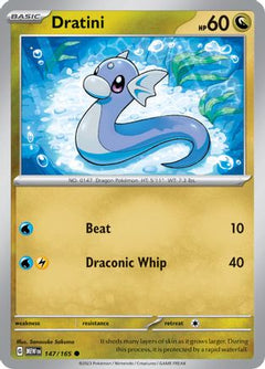 Dratini 147 - SV Scarlet & Violet 151 Reverse Holofoil-1