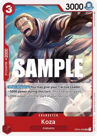 Koza (OP04-006) - Kingdoms of Intrigue-1