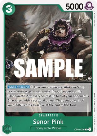 Senor Pink (OP04-026) - Kingdoms of Intrigue Foil-1