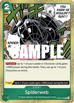 Spiderweb (OP04-035) - Kingdoms of Intrigue Foil-1