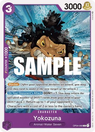 Yokozuna (OP04-068) - Kingdoms of Intrigue-1