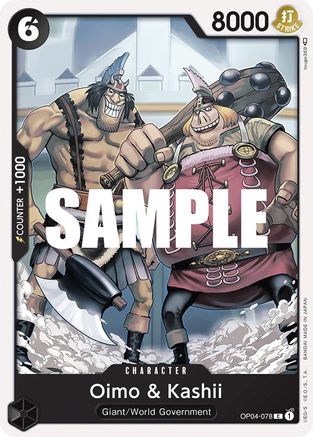 Oimo & Kashii (OP04-078) - Kingdoms of Intrigue-1