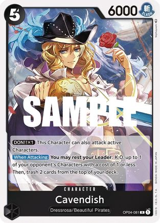 Cavendish (OP04-081) - Kingdoms of Intrigue-1