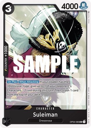 Suleiman (OP04-085) - Kingdoms of Intrigue-1