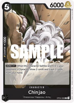 Chinjao (OP04-086) - Kingdoms of Intrigue-1