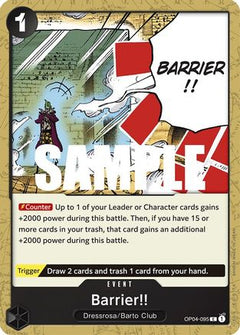 Barrier!! (OP04-095) - Kingdoms of Intrigue-1