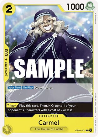 Carmel (OP04-101) - Kingdoms of Intrigue-1