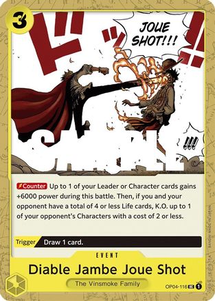 Diable Jambe Joue Shot (OP04-116) - Kingdoms of Intrigue-1