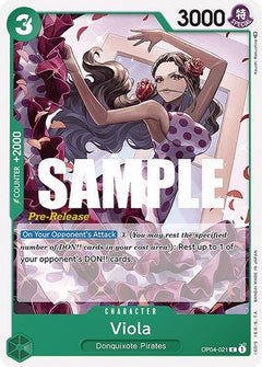 Viola (OP04-021) - Kingdoms of Intrigue Pre-Release Cards-1
