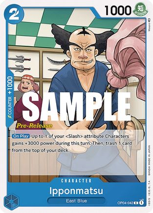 Ipponmatsu (OP04-042) - Kingdoms of Intrigue Pre-Release Cards-1