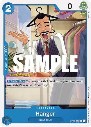 Hanger (OP04-050) - Kingdoms of Intrigue Pre-Release Cards-1