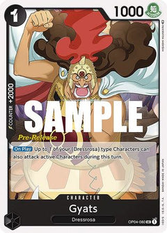 Gyats (OP04-080) - Kingdoms of Intrigue Pre-Release Cards-1