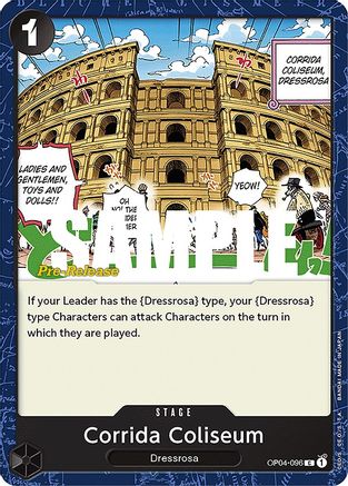 Corrida Coliseum (OP04-096) - Kingdoms of Intrigue Pre-Release Cards-1