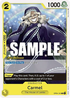 Carmel (OP04-101) - Kingdoms of Intrigue Pre-Release Cards-1
