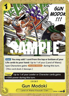 Gun Modoki (OP04-115) - Kingdoms of Intrigue Pre-Release Cards-1