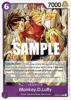 Monkey.D.Luffy (Dash Pack) (OP03-070) - Kingdoms of Intrigue Foil-1