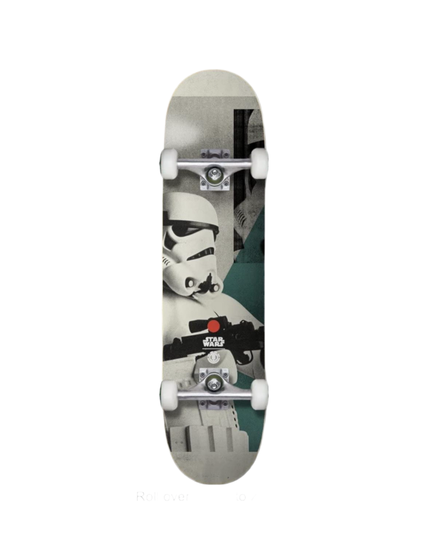 Element x Star Wars 'Stormtrooper' Complete Skateboard - White-1