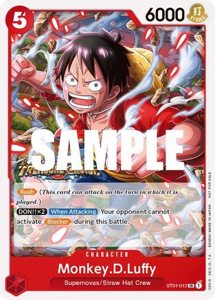 Monkey.D.Luffy (Tournament Pack Vol. 5) (ST01-012) - One Piece Promotion Cards-1