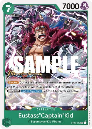 Eustass"Captain"Kid (Tournament Pack Vol. 5) (ST02-013) - One Piece Promotion Cards-1
