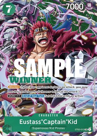 Eustass"Captain"Kid (Winner Pack Vol. 5) (ST02-013) - One Piece Promotion Cards Foil-1