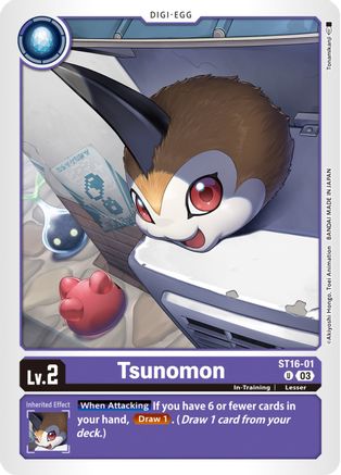 Tsunomon (ST16-01) - Starter Deck 16: Wolf of Friendship-1