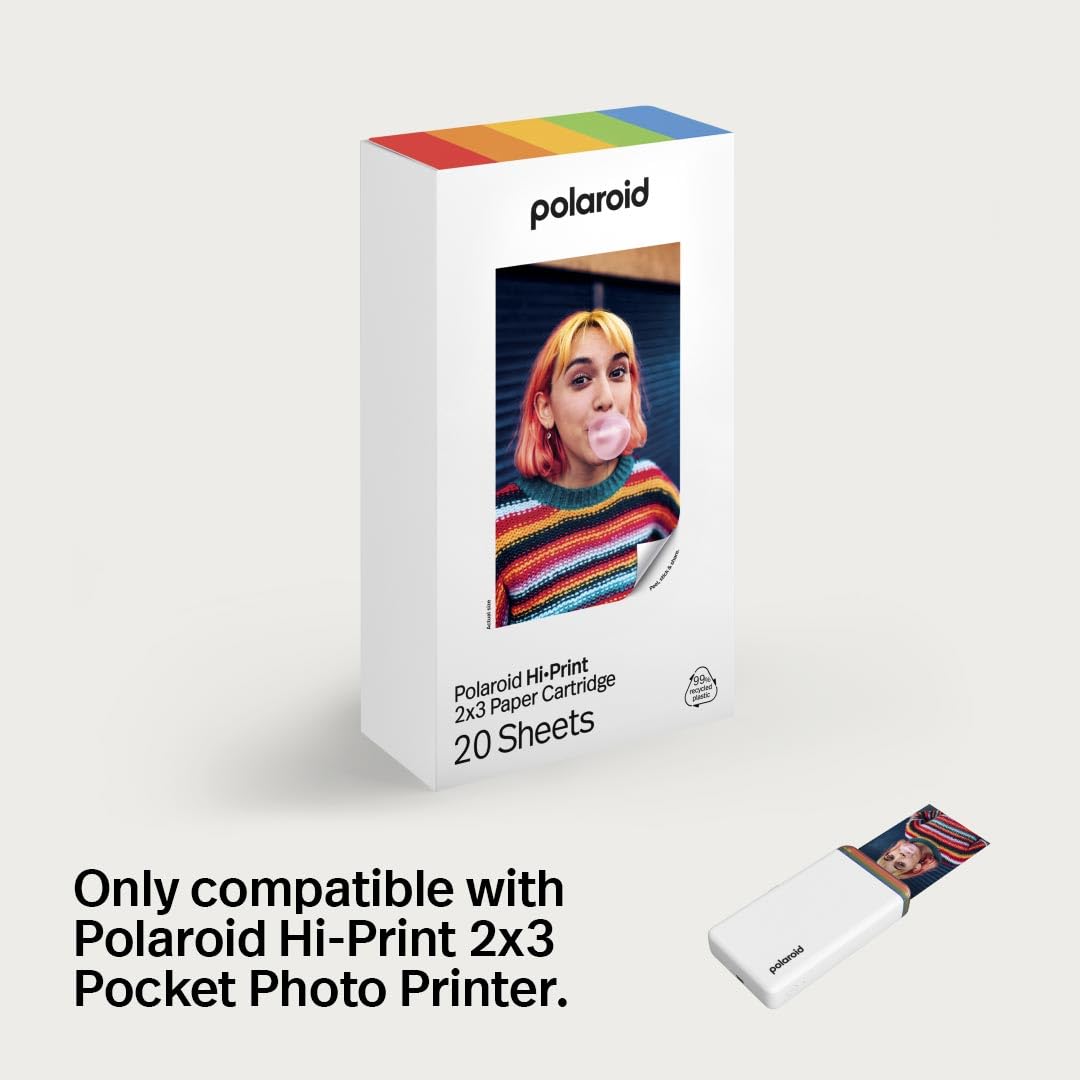 Polaroid Hi-Print Paper - 2x3 Photo Paper Cardridge - 60 Photos (6356) 🍁 All In One Marketplace Canada