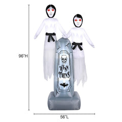 Occasions Halloween 8 Foot Inflatable Floating Wynn Twins-3