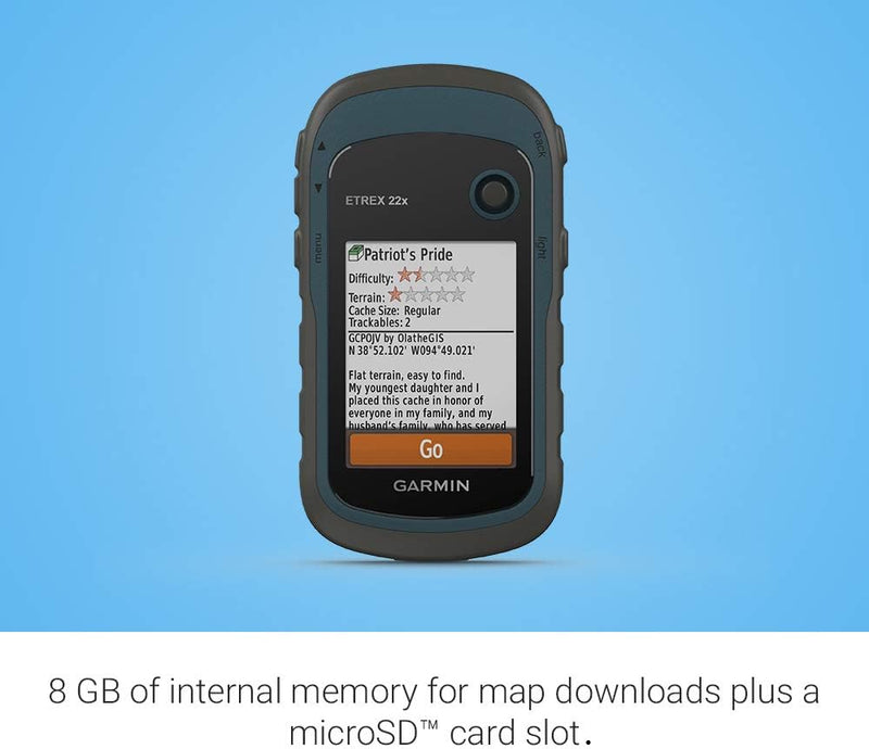 Garmin Etrex 22X, Rugged Handheld GPS Navigator-6