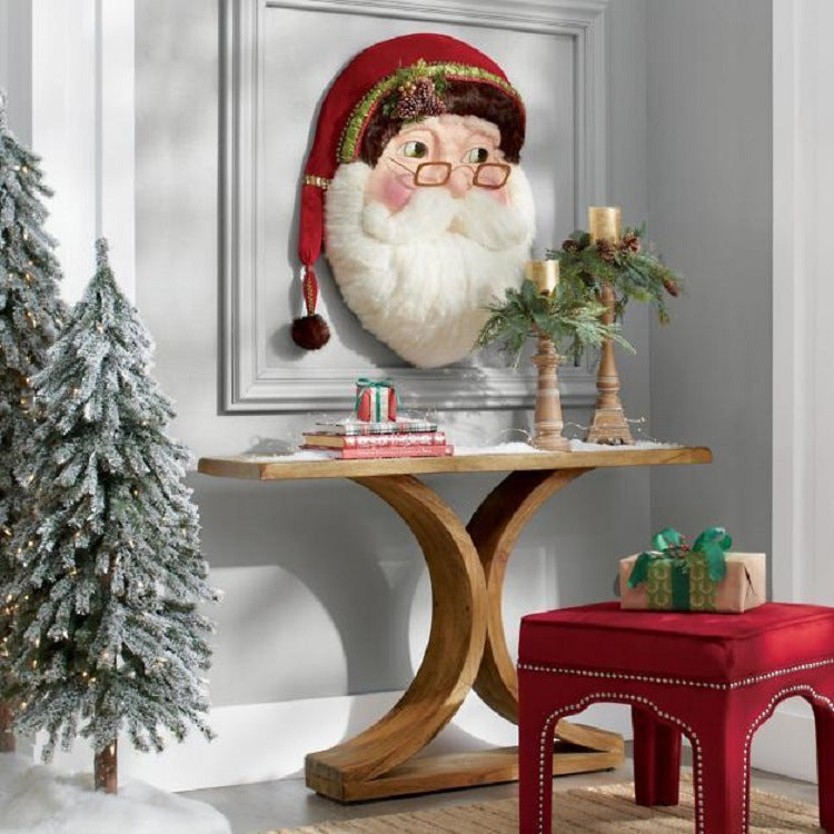 Wooden Santa's House Number Wall Decoration-3