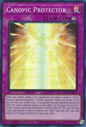 Canopic Protector (AGOV-EN076) - Age of Overlord 1st Edition-1