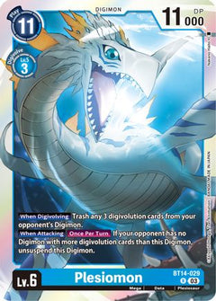 Plesiomon (BT14-029) - Blast Ace Foil-1