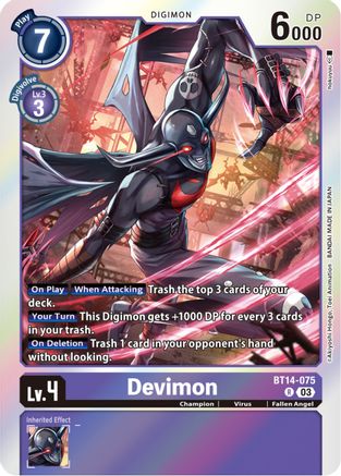 Devimon (BT14-075) - Blast Ace Foil-1