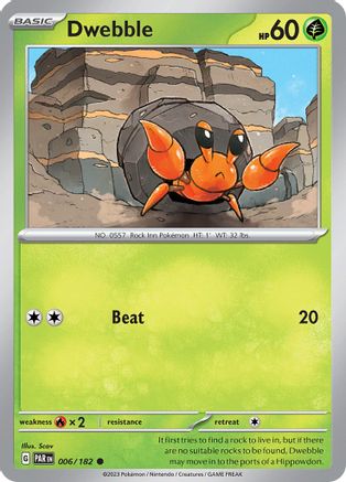 Dwebble 6 - SV04 Paradox Rift Reverse Holofoil-1