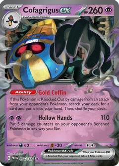 Cofagrigus ex 76 - SV04 Paradox Rift Holofoil-1