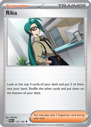Rika 172 - SV04 Paradox Rift Reverse Holofoil-1