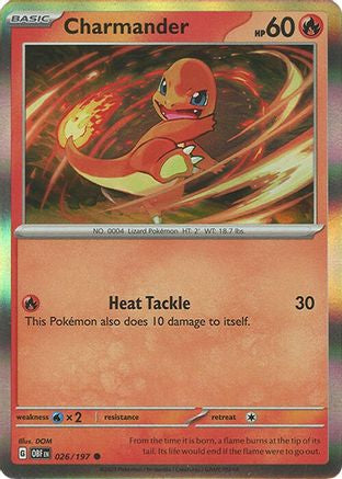 Charmander - 026/197 26 - Miscellaneous Cards & Products Holofoil-1