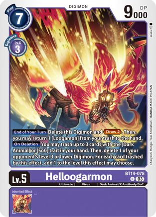 Helloogarmon (BT14-078) - Blast Ace-1