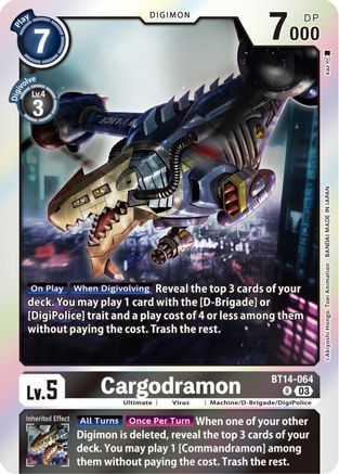 Cargodramon (BT14-064) - Blast Ace Foil-1